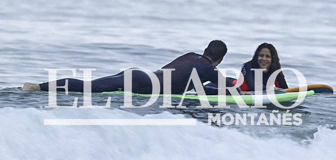 Shakira y Piqué en la Cantabria