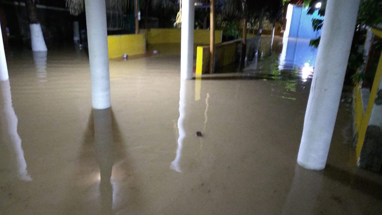 Inundaciones en Santa Verónica.