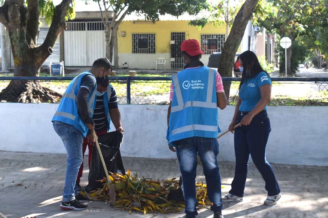 Con estos trabajos comunitarios las personas quedan habilitadas para el mercado laboral.