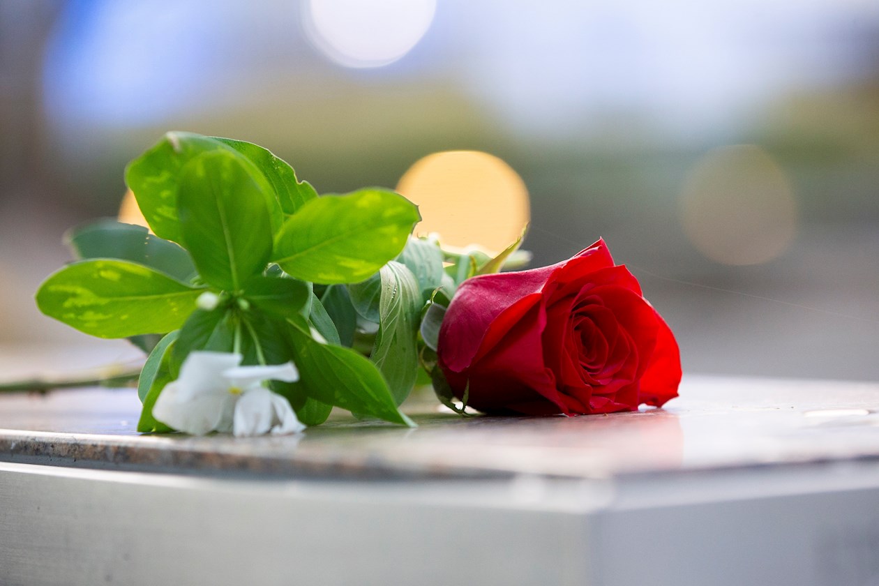 Homenaje a las víctimas en Estados Unidos.
