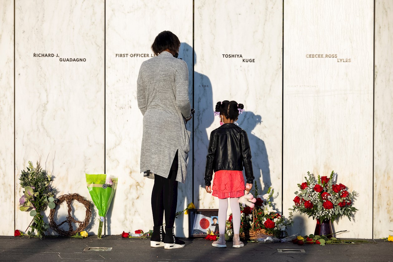 Homenaje a las víctimas en Estados Unidos.