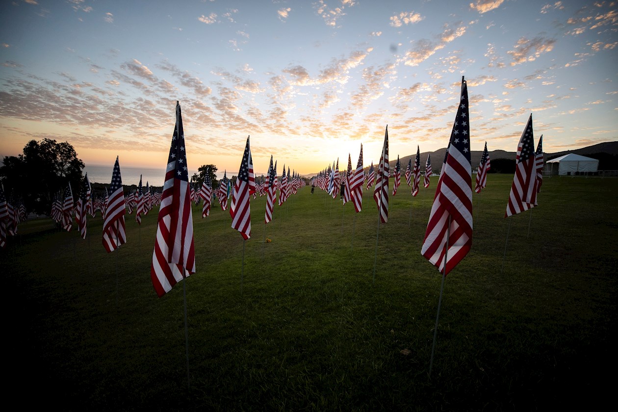Homenaje a las víctimas en Estados Unidos.