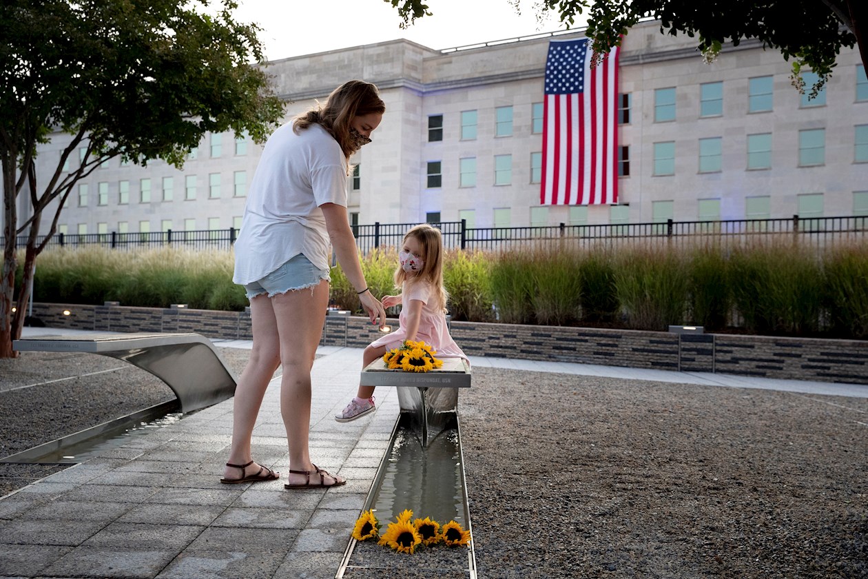 Homenaje a las víctimas en Estados Unidos.