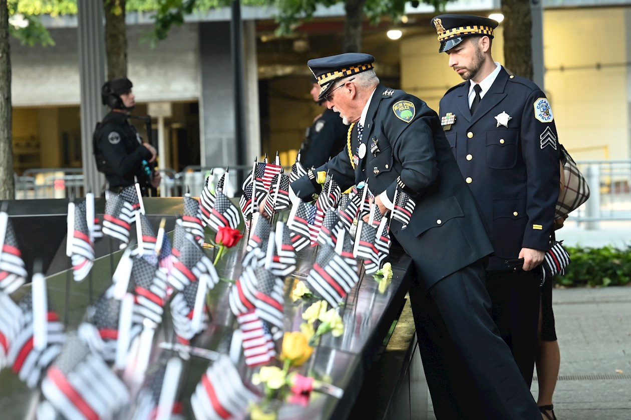 Homenaje a las víctimas en Estados Unidos.