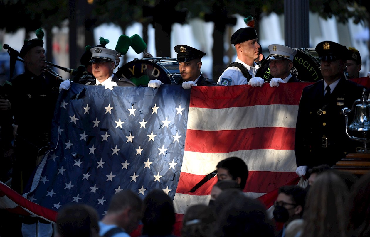 Homenaje a las víctimas en Estados Unidos.