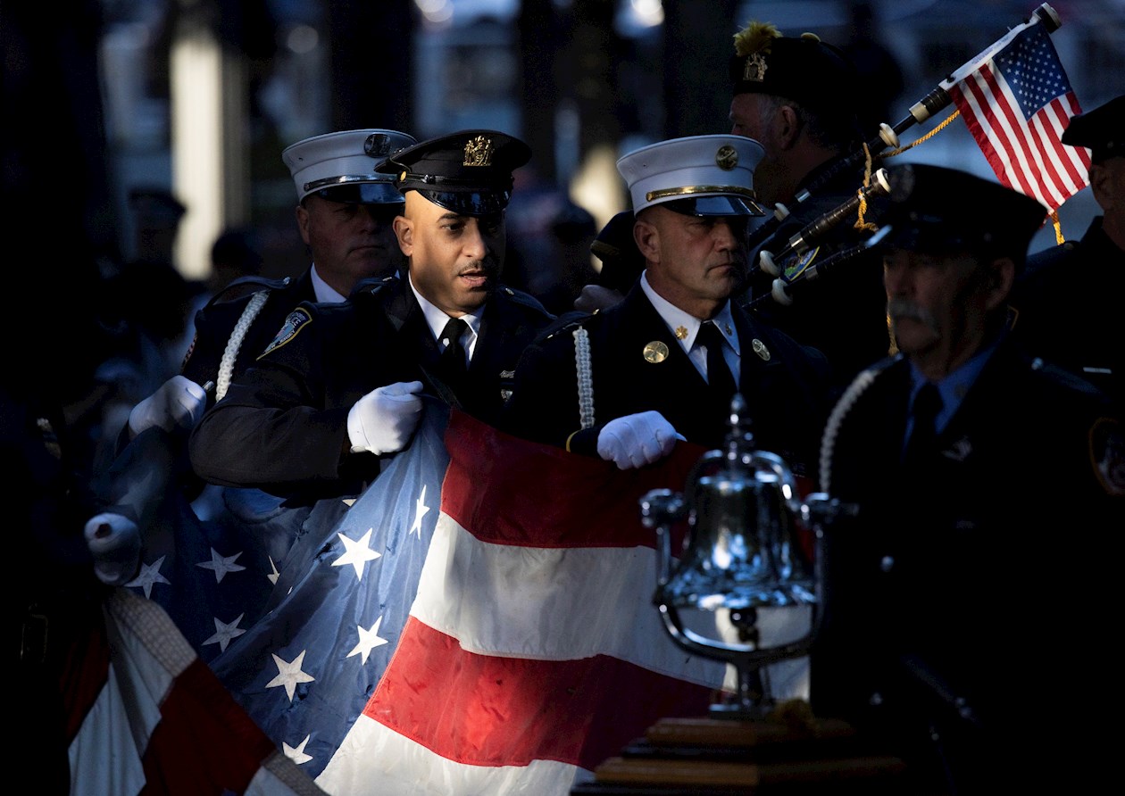 Homenaje a las víctimas en Estados Unidos.