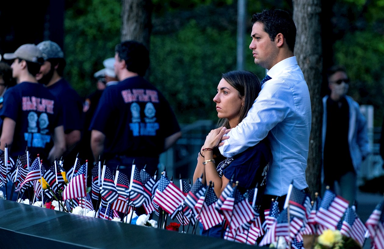 Homenaje a las víctimas en Estados Unidos.