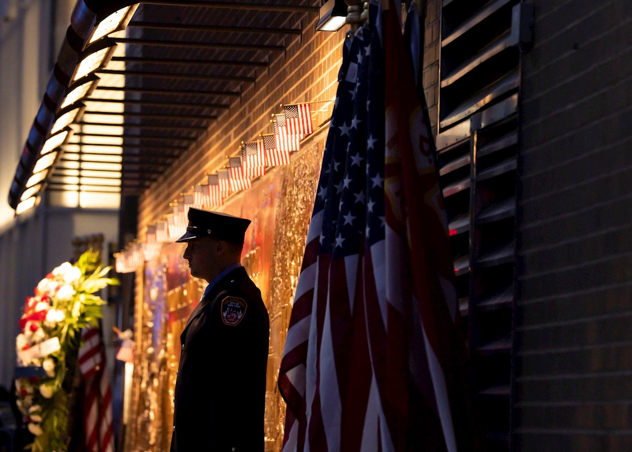 Homenaje a las víctimas en Estados Unidos.