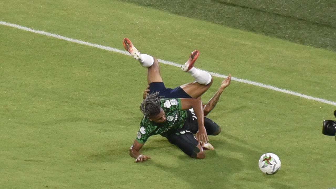 Acción del partido.