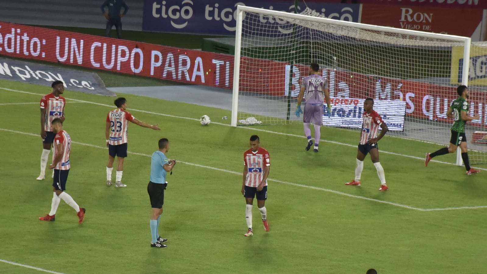 Acción del partido.