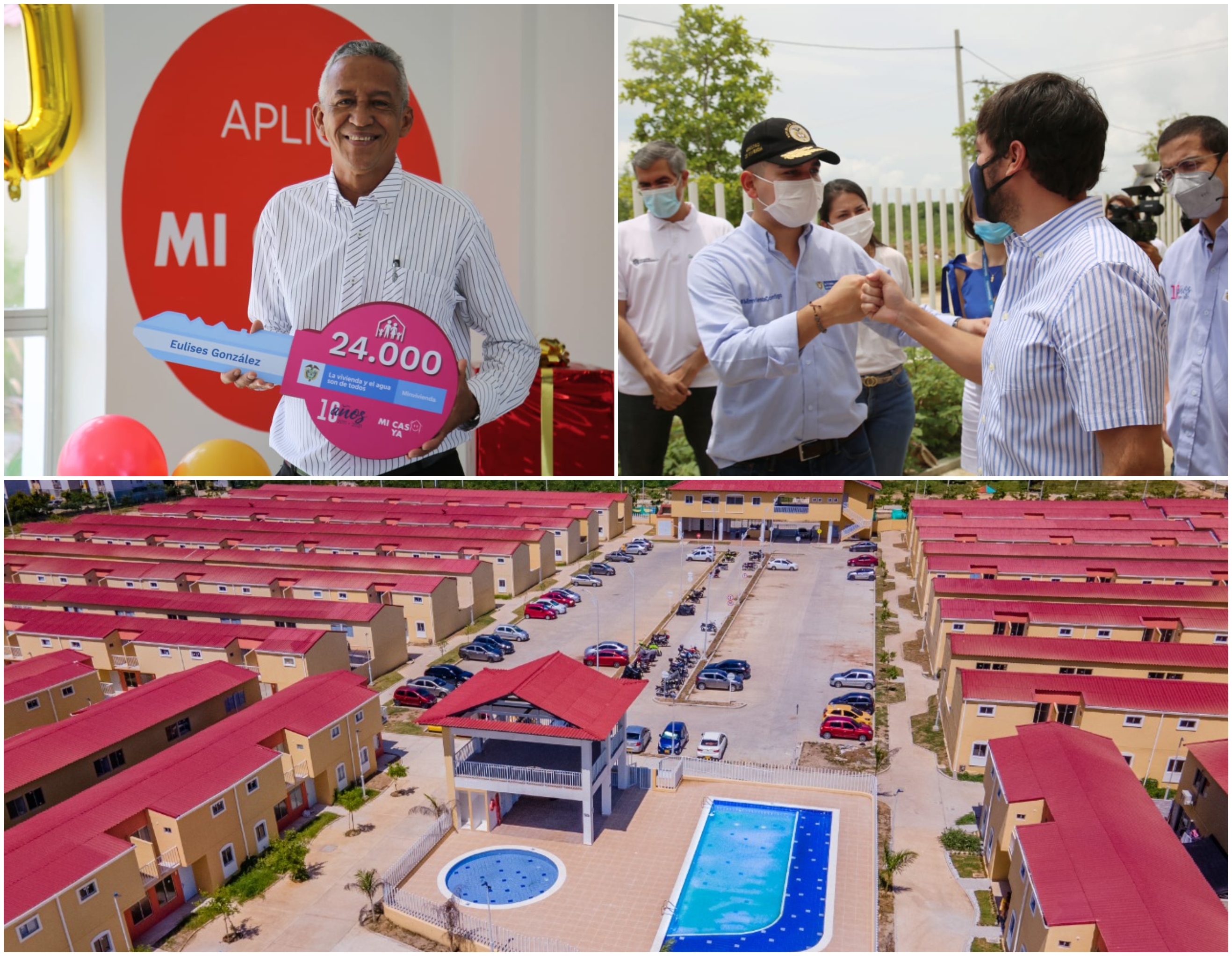 Subsidio 24.000 de vivienda de interés social fue entregado en Barranquilla.