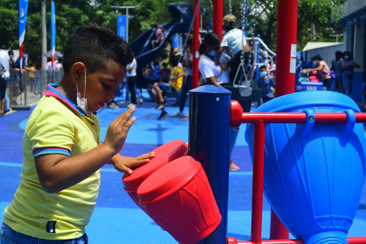 Parque Divino Niño en el corregimiento de Molineros, en Sabanalarga.