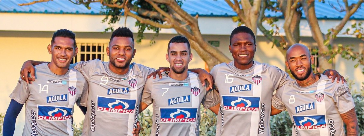 Los convocados de Junior a la selección: Homer Martínez, Miguel Ángel Borja, Daniel Giraldo, Germán Mera y Freddy Hinestroza