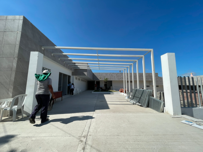 Imagen del avance de la obra.