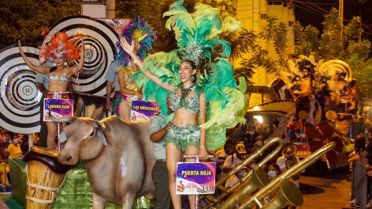 Las candidatas de los sectores Puerta roja, Laguna Flor y Las Mercedes.