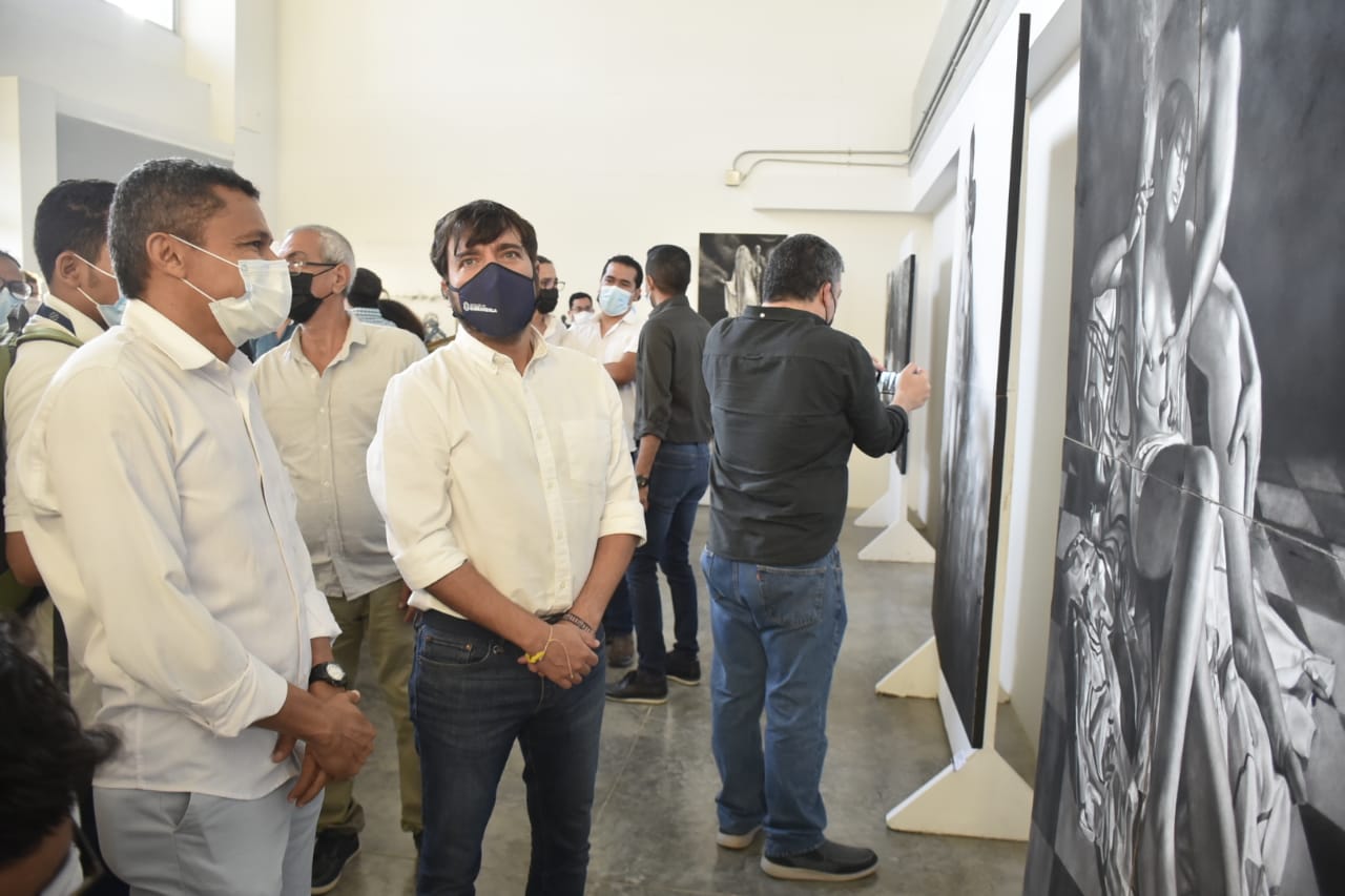 El Alcalde de Barranquilla en la inauguración de la Fábrica de Cultura de Barranquilla