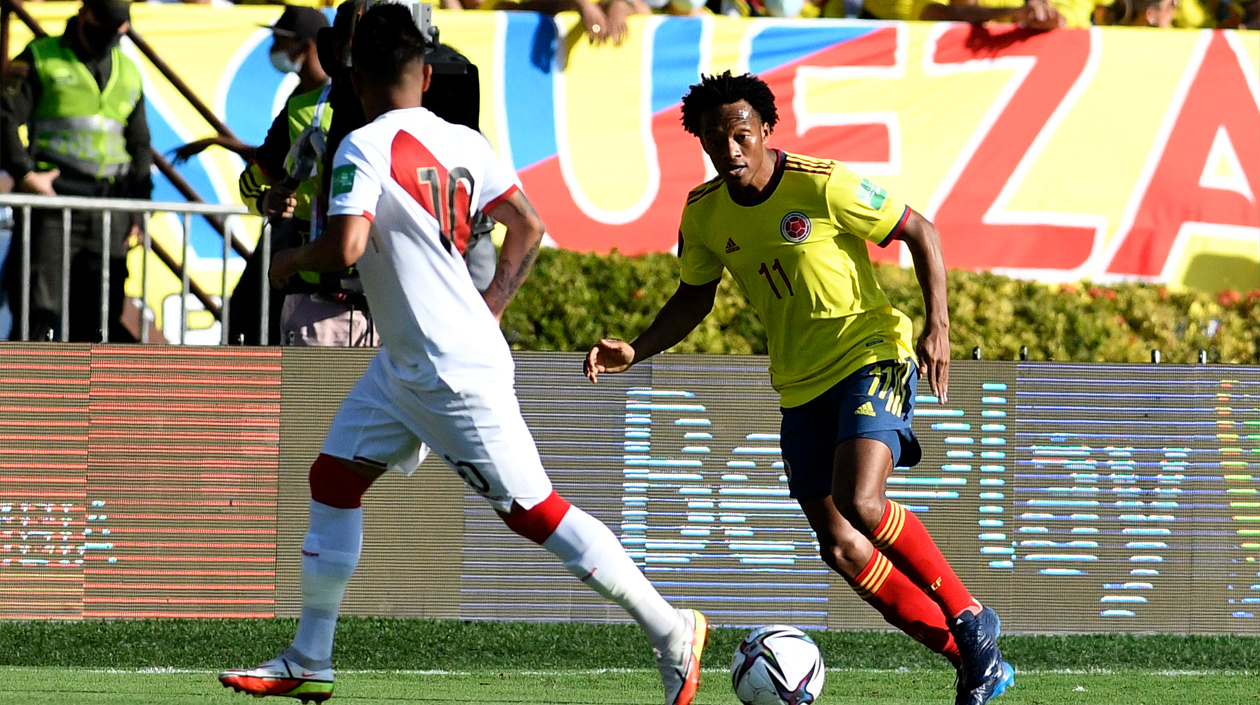 Juan Guillermo Cuadrado, jugador colombiano.