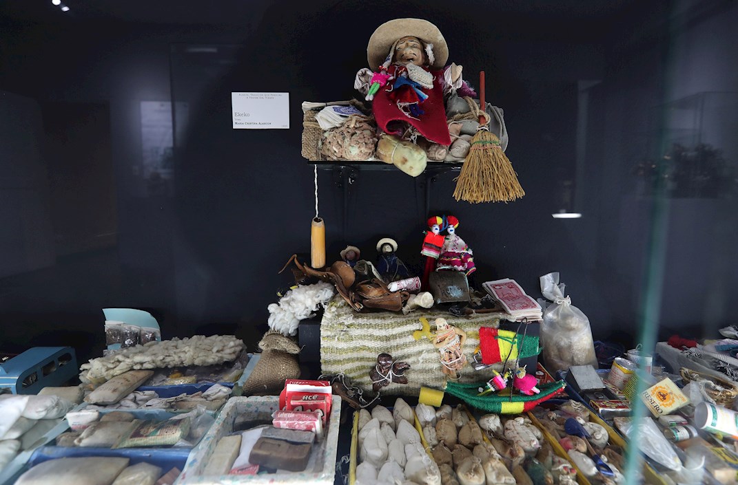 Fiesta de ekekos en Bolivia.