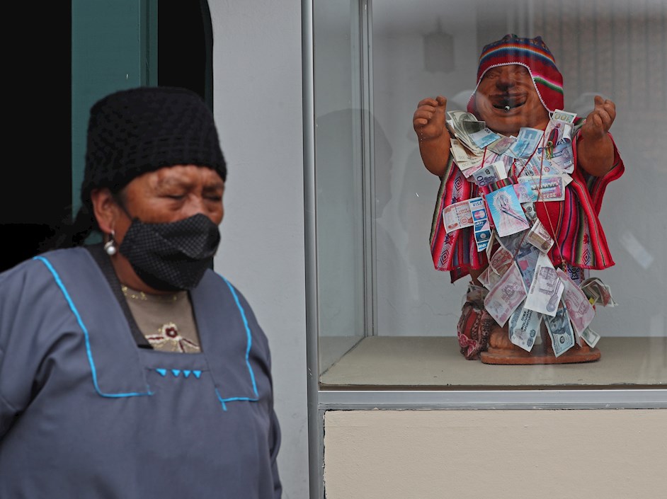 Fiesta de ekekos en Bolivia.