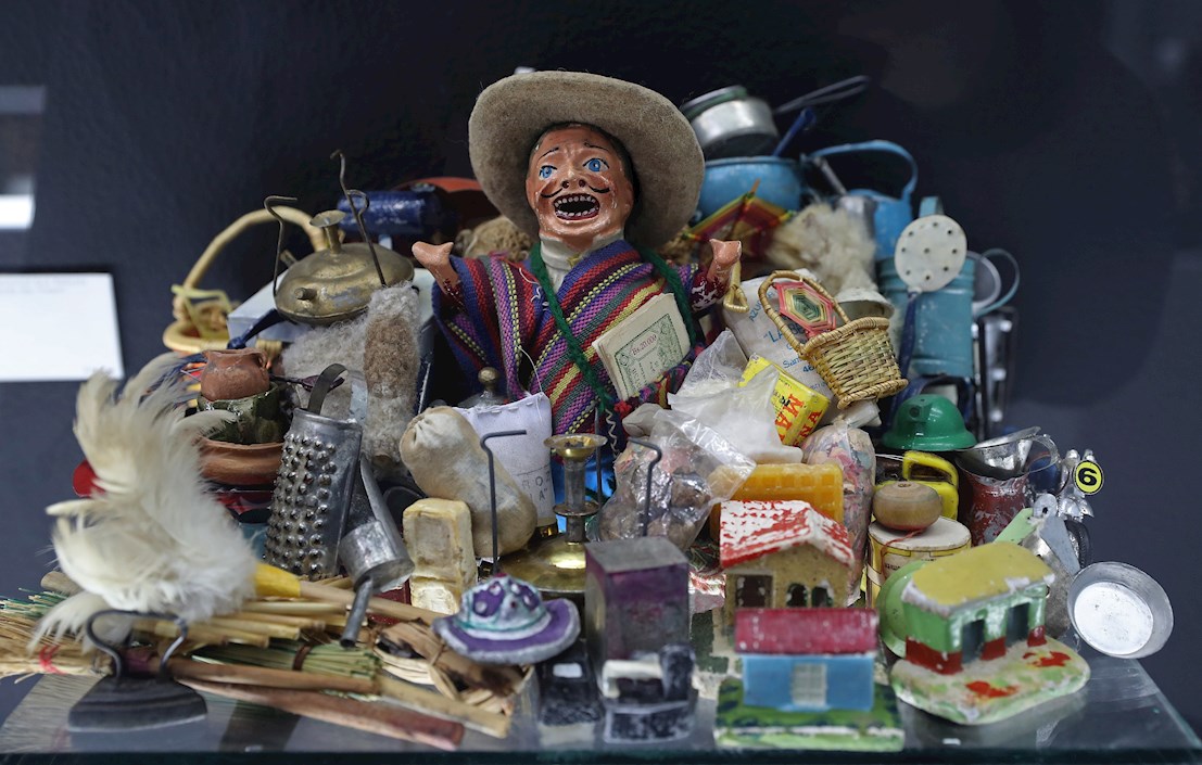 Fiesta de ekekos en Bolivia.