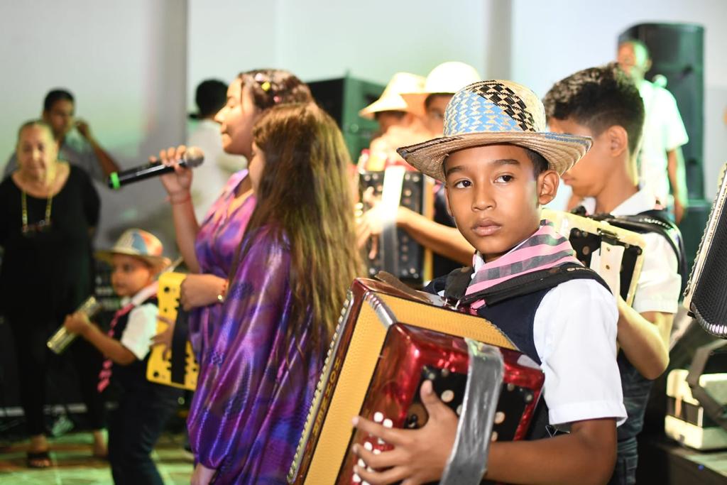 Niños de la Cooperativa Semillas Villanueveras.