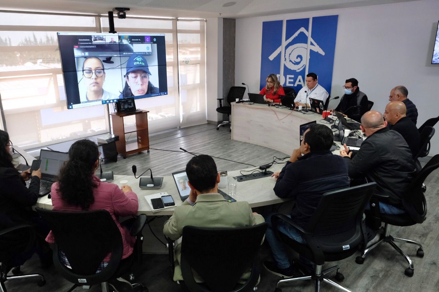 Rueda de prensa del Ideam.