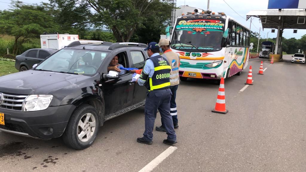 Los operativos se cumplen en los diferentes peajes.