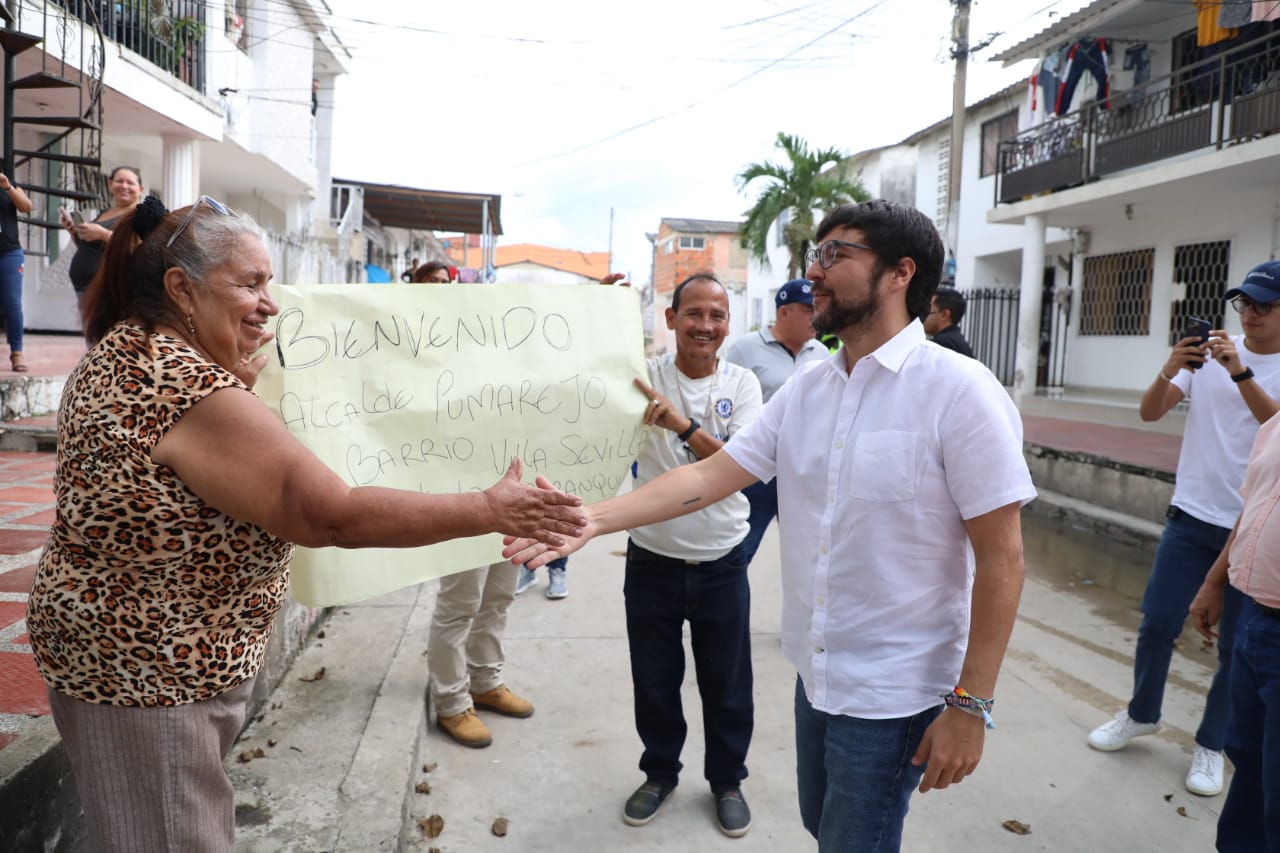 El Alcalde Jaime Pumarejo.