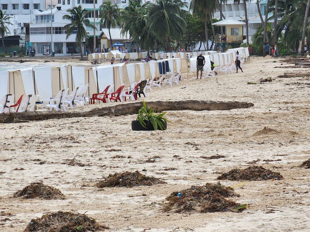 Limpieza de playas en San Andrés