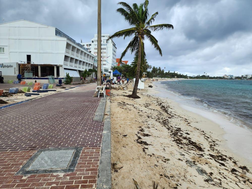 Limpieza de playas en San Andrés