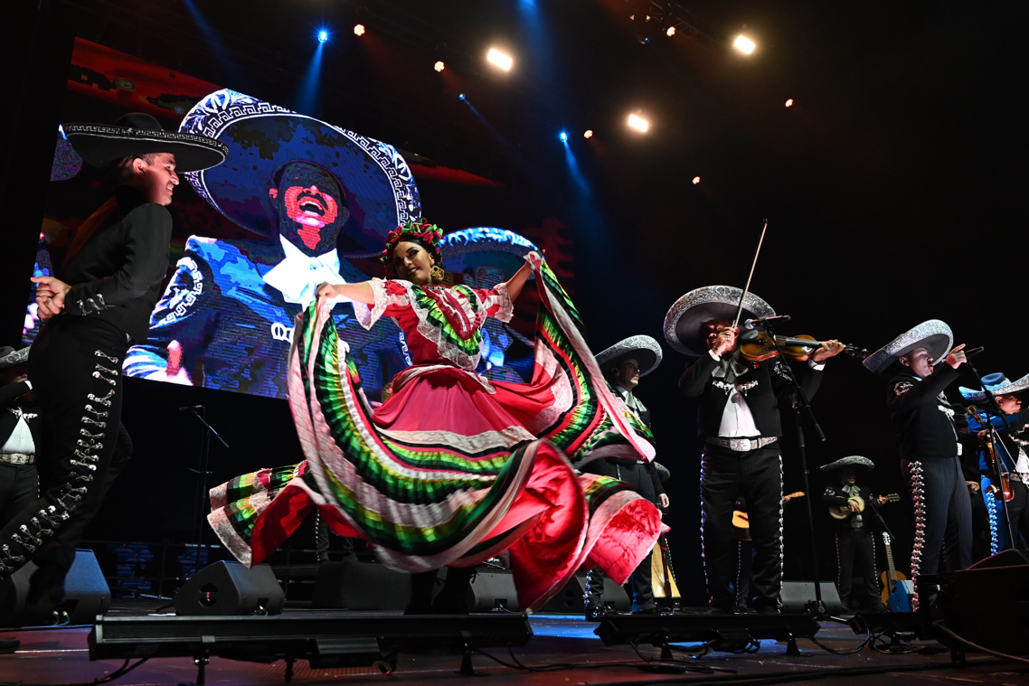 La orquesta mexicana Mariachi Vargas de Tecalitlán.