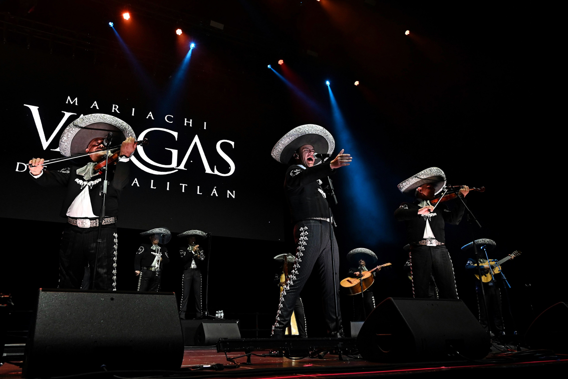 La orquesta mexicana Mariachi Vargas de Tecalitlán.