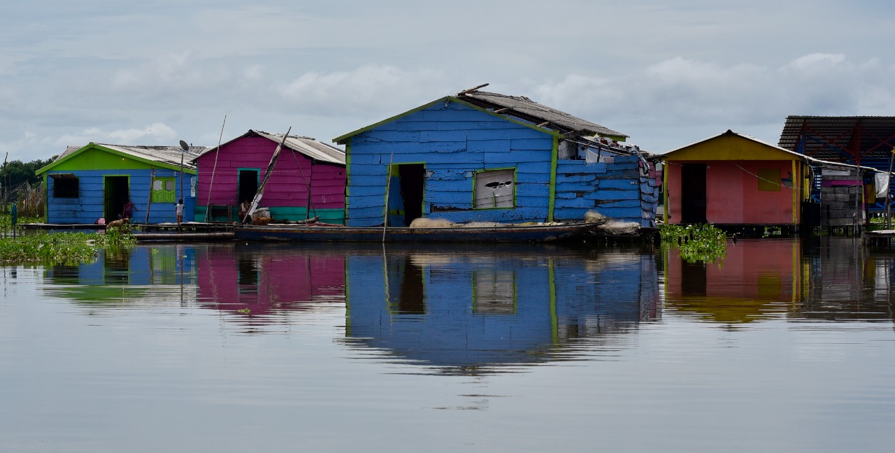 El colorido de las casas de Buenavista.