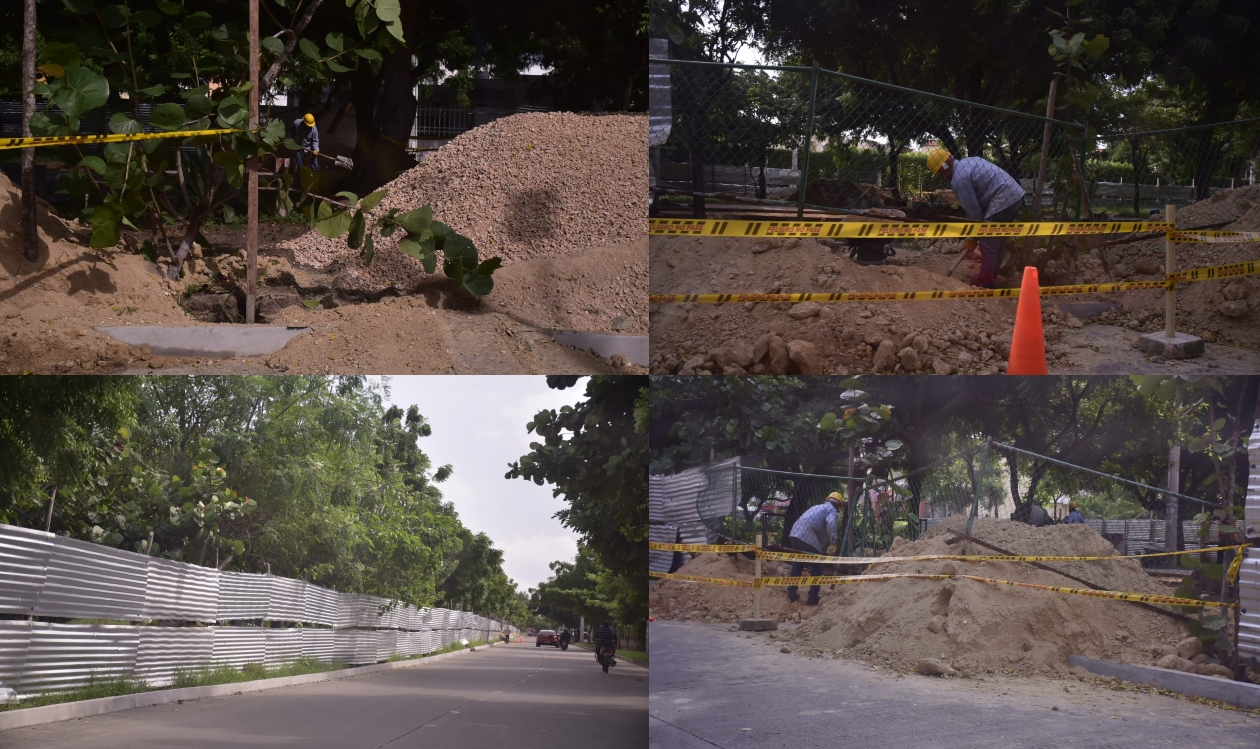 Las imágenes de la obra tomadas este miércoles por Zona Cero.