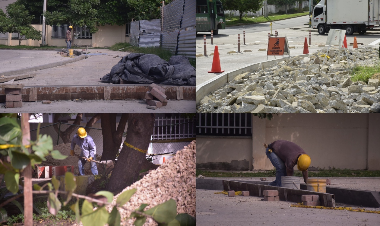 Las imágenes de la obra tomadas este miércoles por Zona Cero.