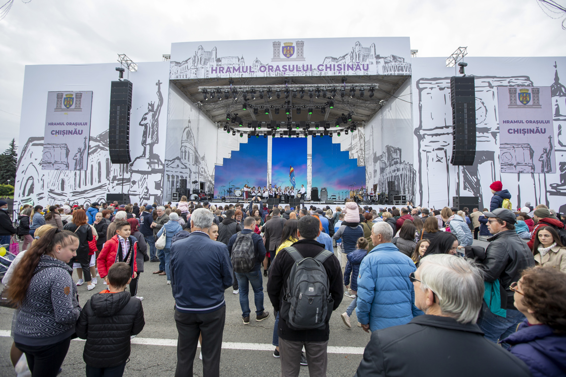 Celebraciones del día de la ciudad de Chisinau.