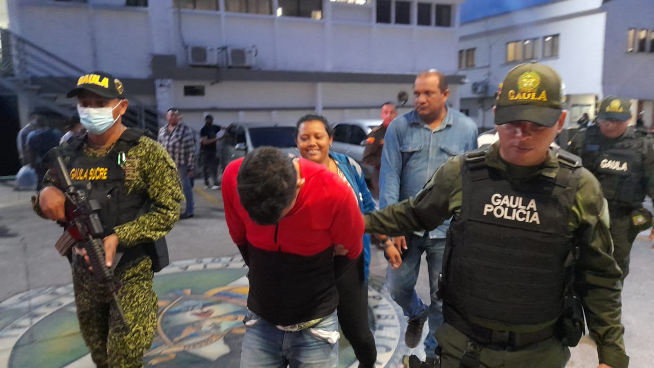 Captura de presuntos integrantes del Clan del Golfo en Sucre