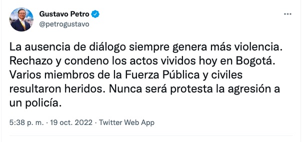 Trino del Presidente Gustavo Petro.