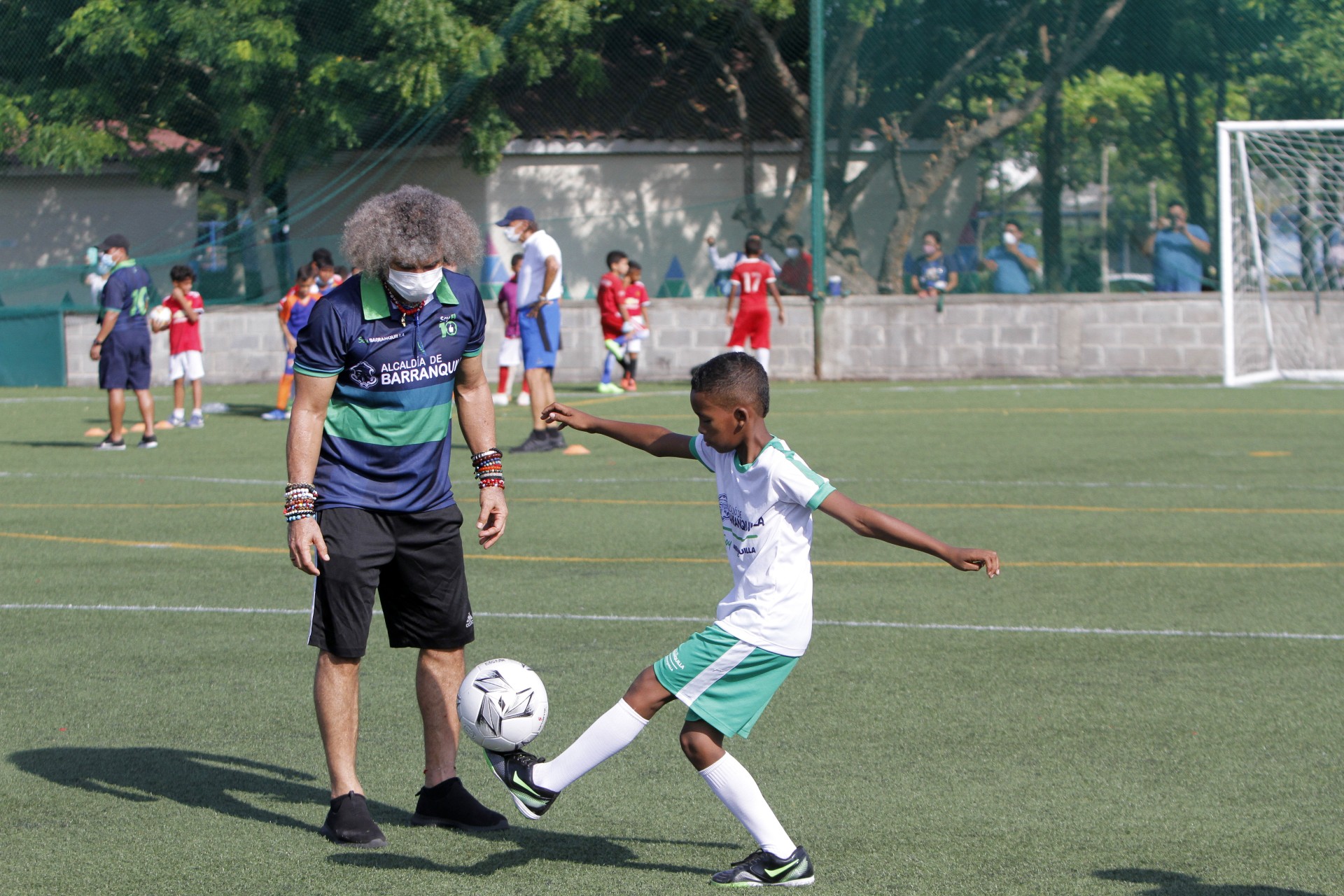 Carlos 'el Pibe' Valderrama encabeza la estrategia 'Soy el 10'. 