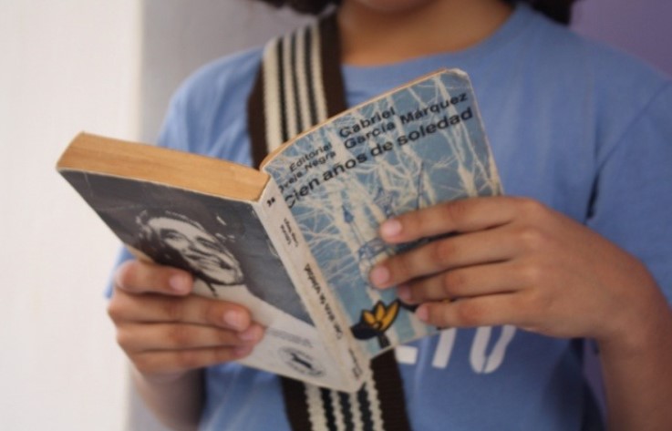 Editorial Sudamericana en Buenos Aires. Portada de la primera edición de Cien años de soledad.