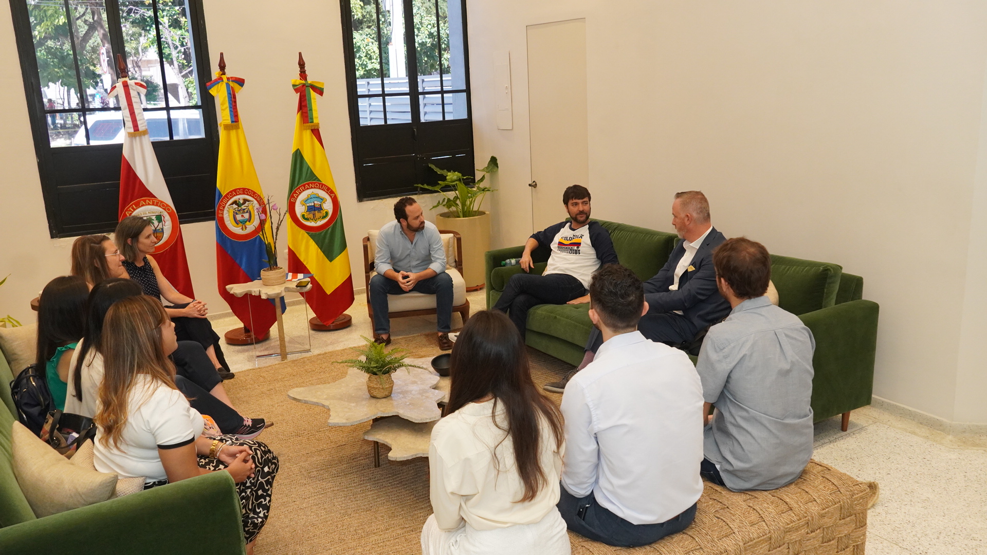 Encuentro de la administración distrital con la Fundación Hilton.