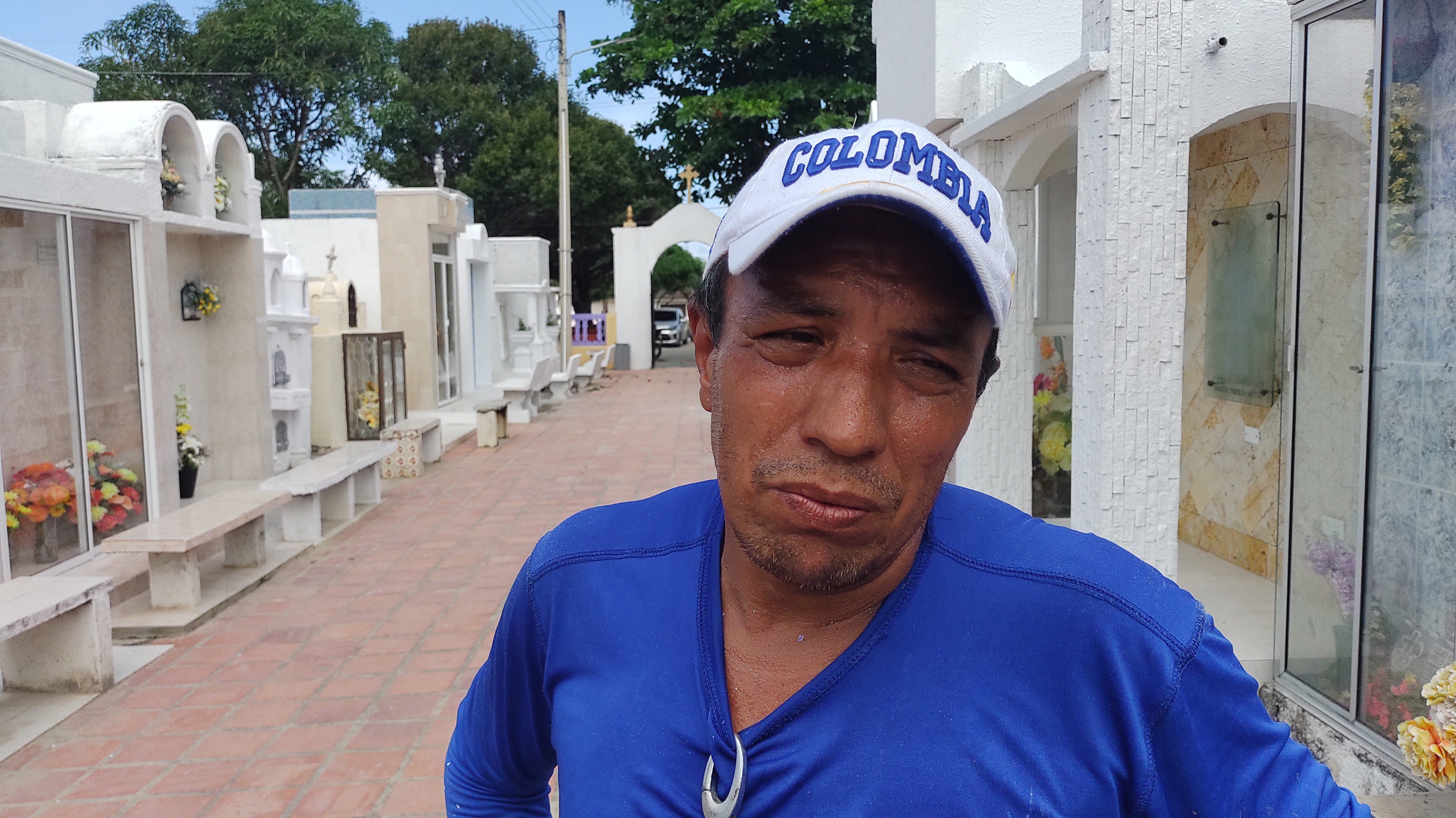 Zona Cero Jorge Molina, administrador del cementerio de Juan de Acosta