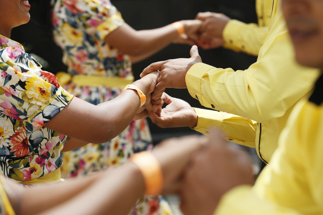 Muestra de integrantes de escuelas de baile.