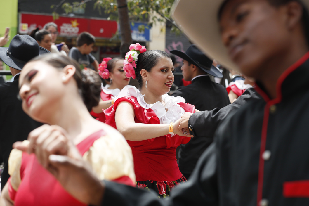 Muestra de integrantes de escuelas de baile.