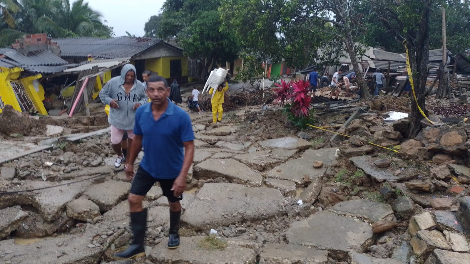 Imagen de la emergencia.