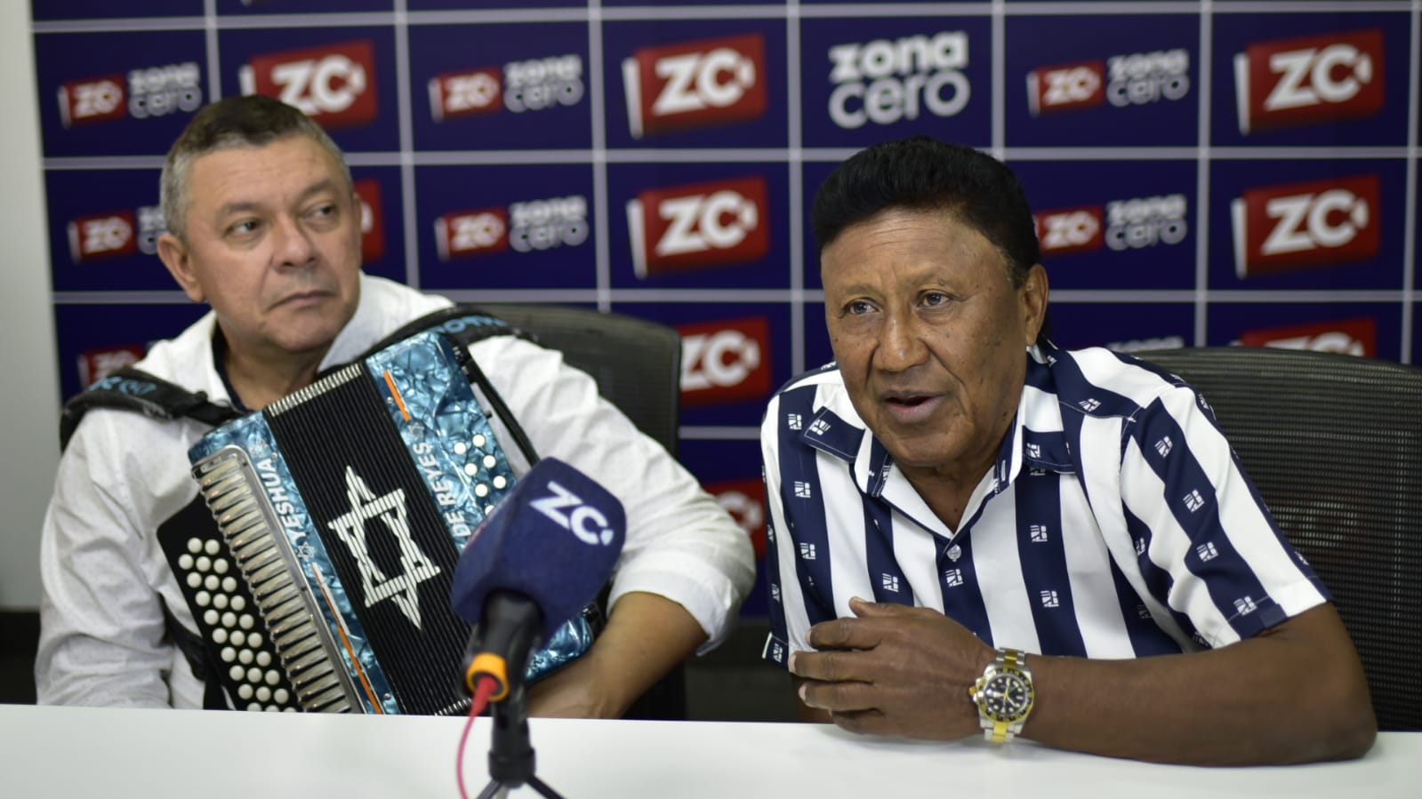 Cristian Mercado ‘El Pangue’ Maestre y Silvio Brito.