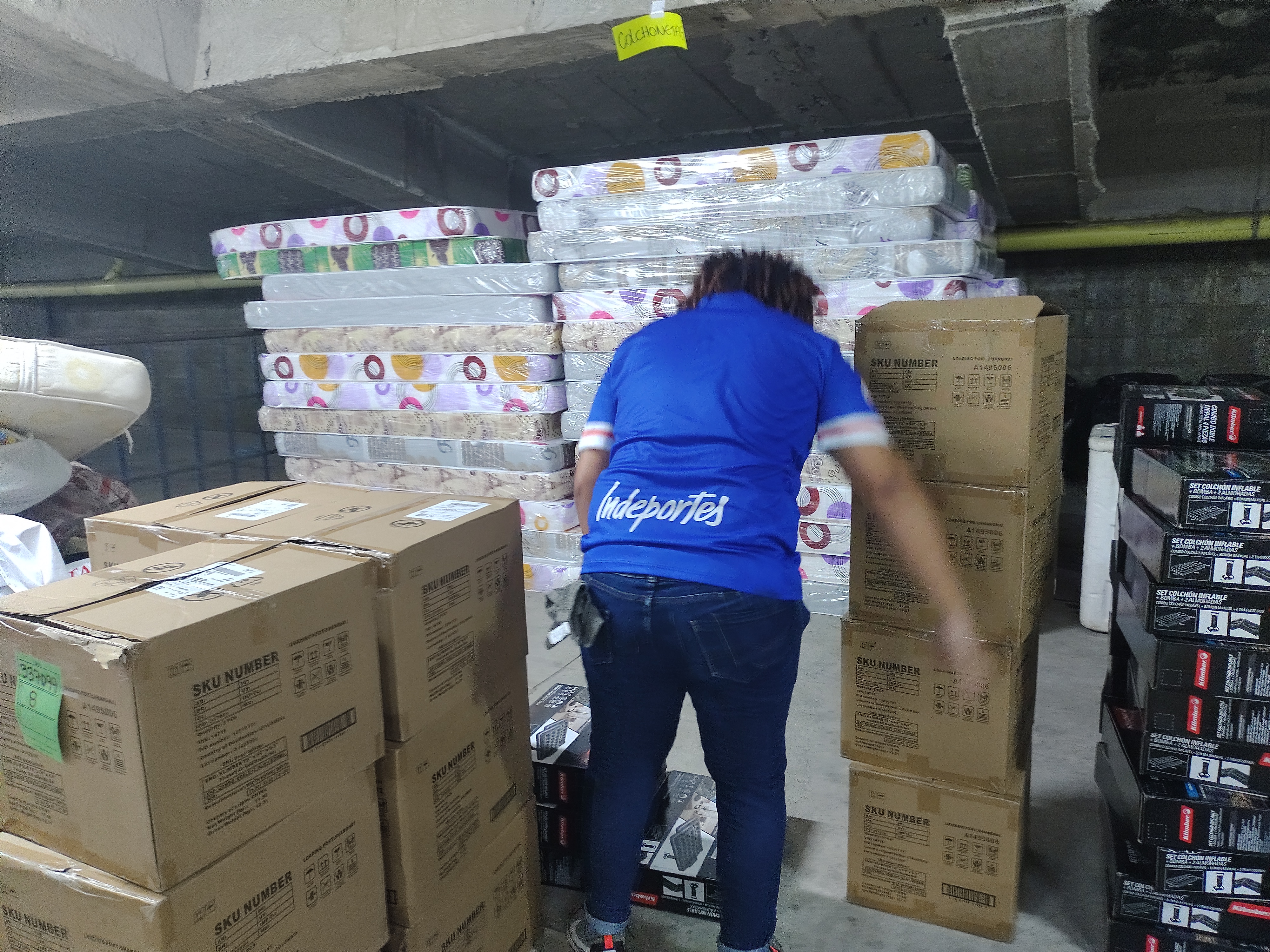 Campaña en favor de los damnificados del Atlántico.