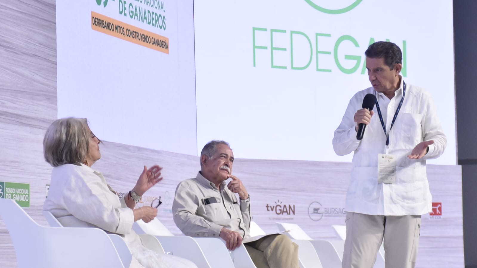 José Félix Lafaurie, en el Congreso de Fedegan.