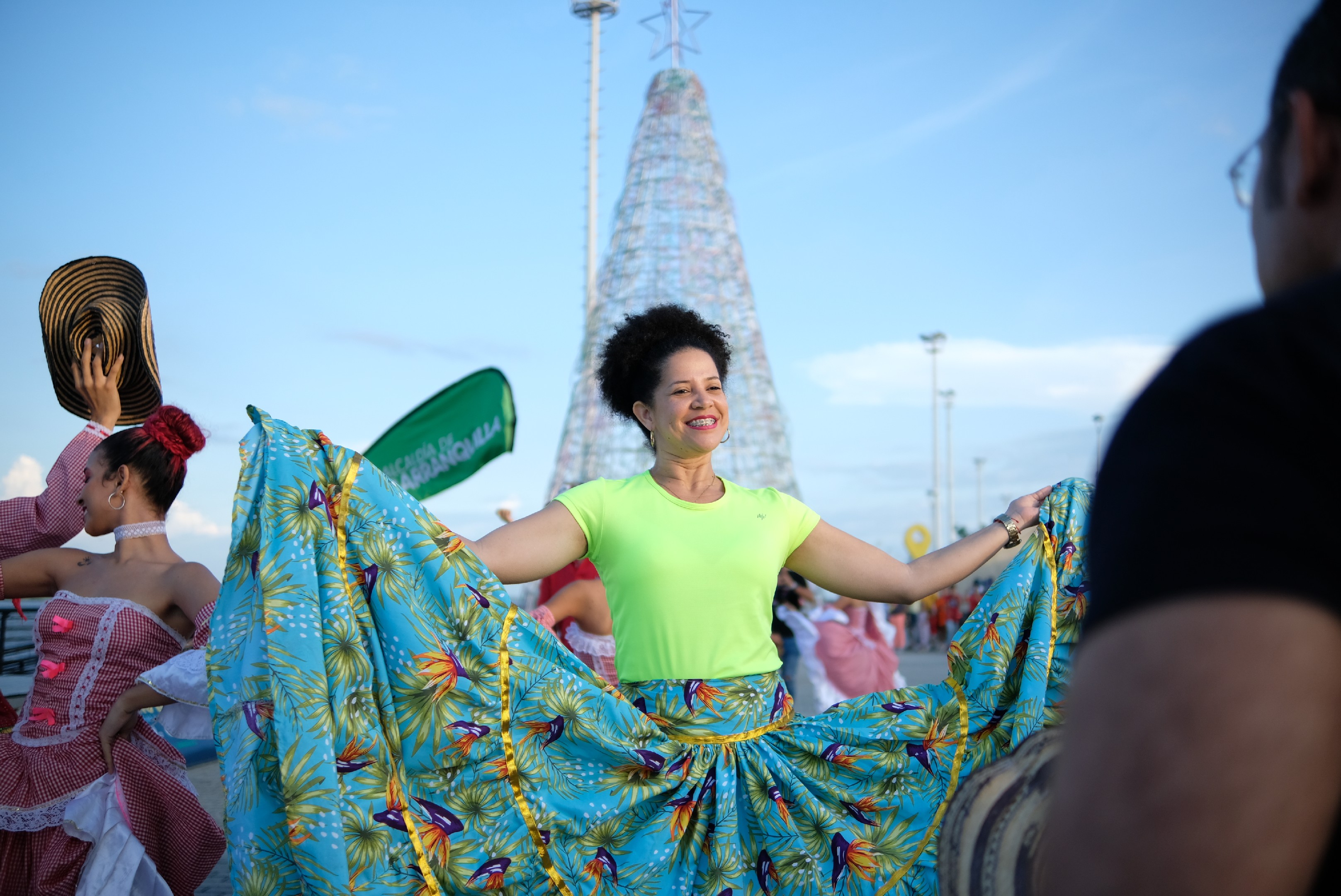 Celebración en el parque Sagrado Corazón.