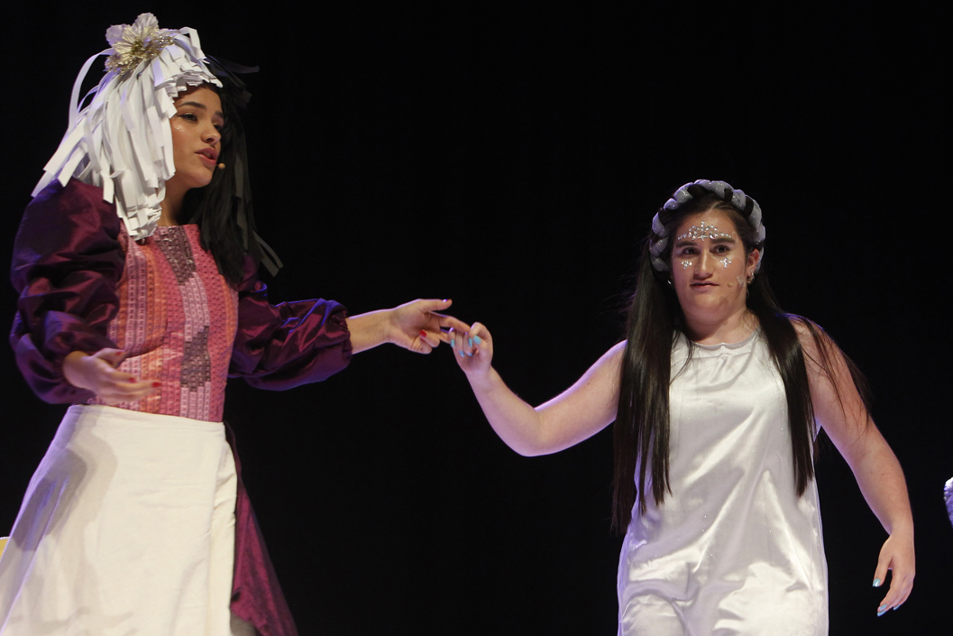 Grupo teatral de la Fundación Integrar.